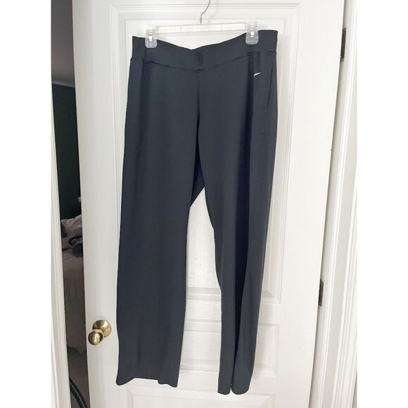 Nike FIT Dry Wide Leg Drawstring Pocket Lightweight Athletic Workout Track Pants - Picture 1 of 9